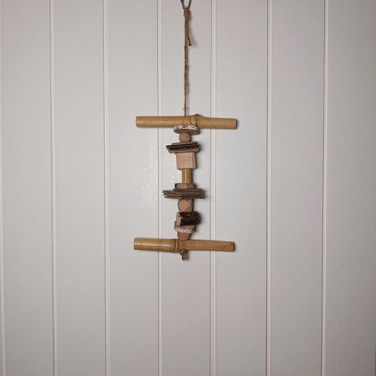 🐦 Bambushänger – Natürliches Spielvergnügen für Ihre Vögel